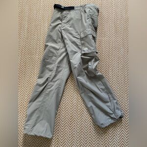 Mountain Hardware Cargo Hiking Pants w/Adjustable Hem Cinch & Belt Size S UNISEX